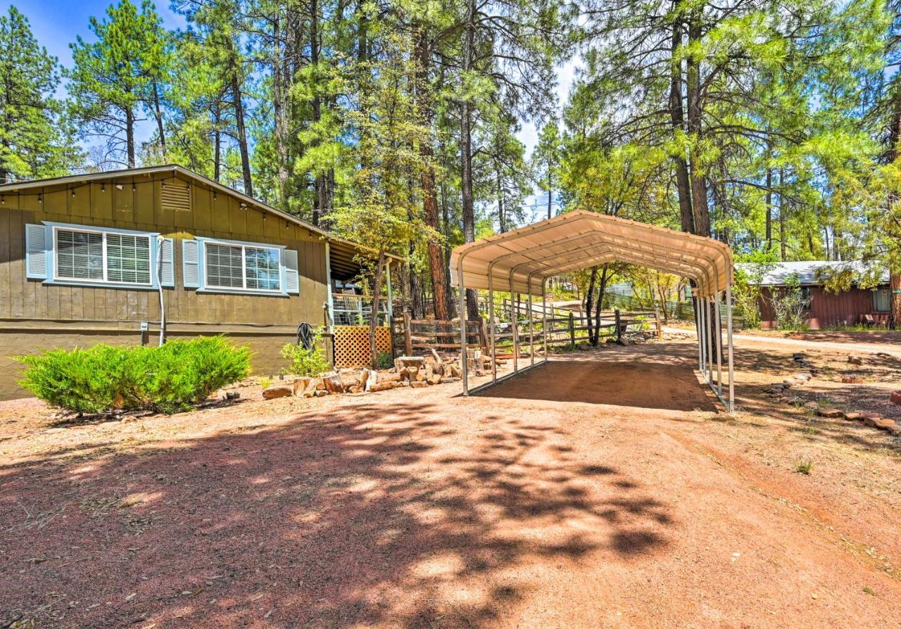 Pine Cabin In The Woods With Yard And Grill! Dış mekan fotoğraf